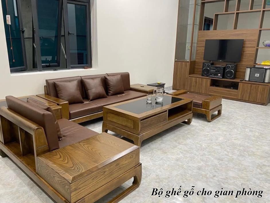 Nên chọn sofa hay ghế gỗ cho gian nhà